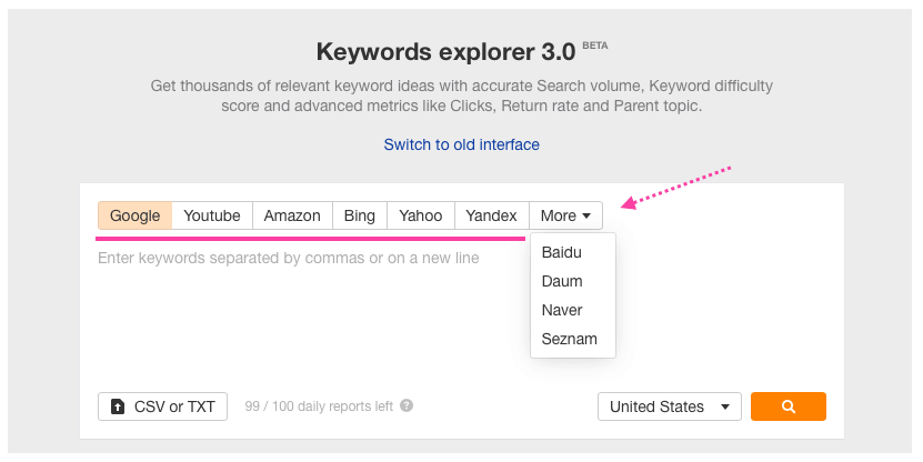 Ahrefs keywords explorer 3.0