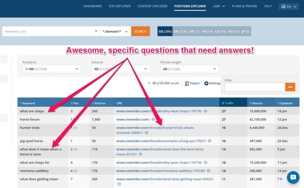 newrider forum organic traffic