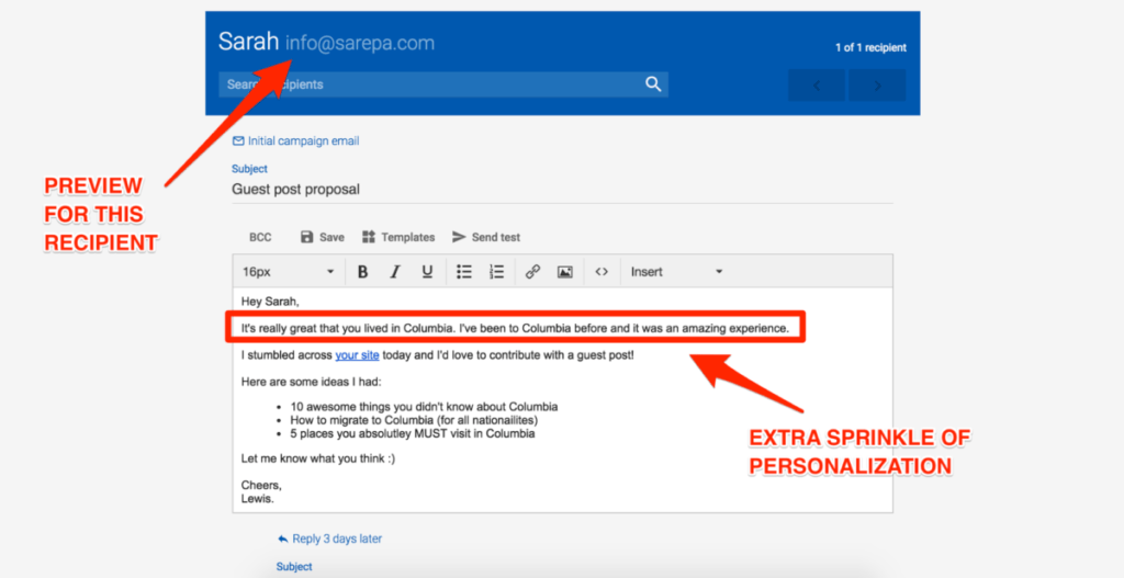 Mailshake Email Preview