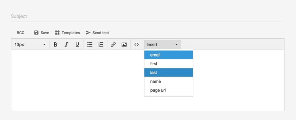 Mailshale Outreach Email Editor