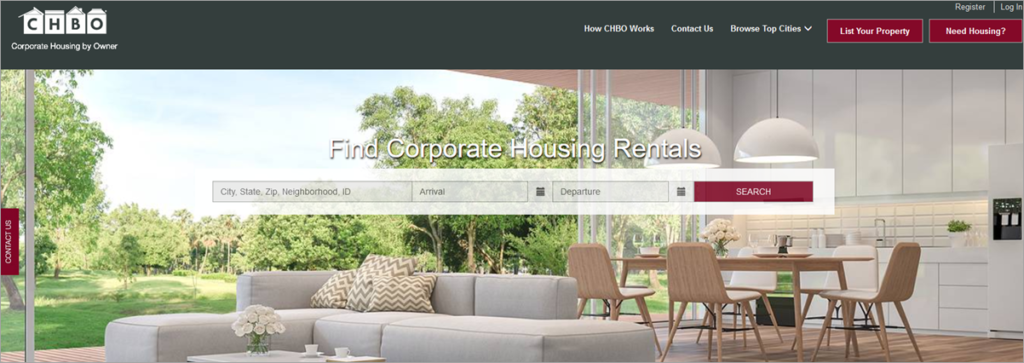 Cbho Homepage Screenshot