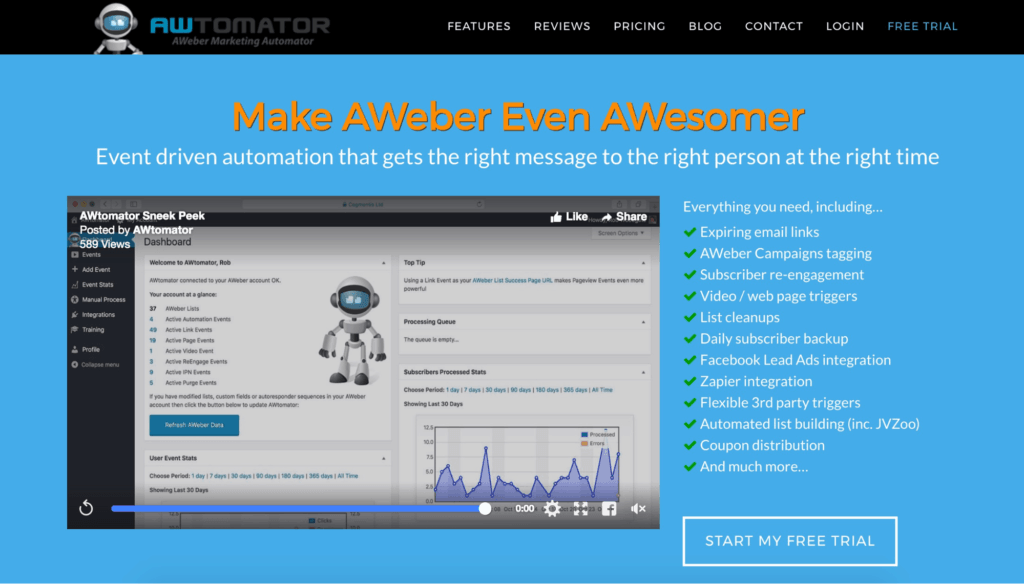 AWeber Add-on Service AWtomator
