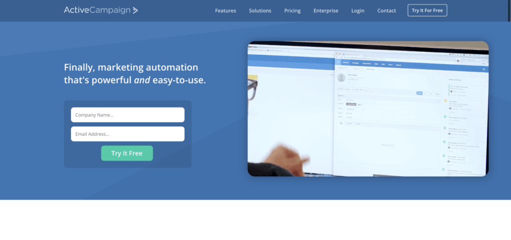 ActiveCampaign Dashboard