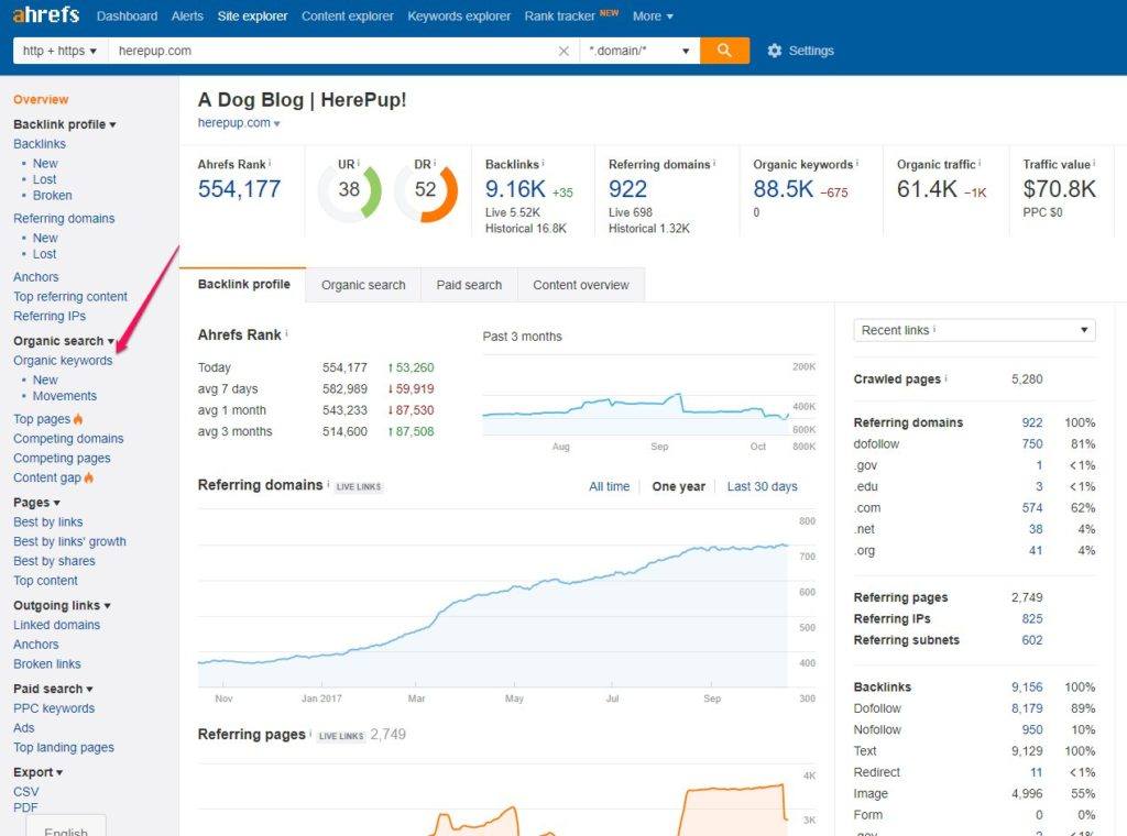 Ahrefs Rank Tracker