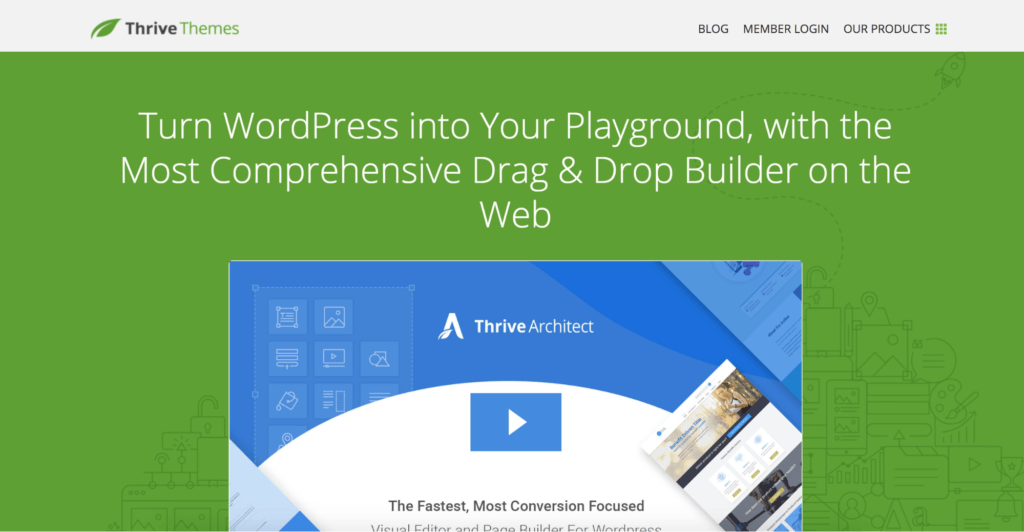 Sito Web di Thrive Architect
