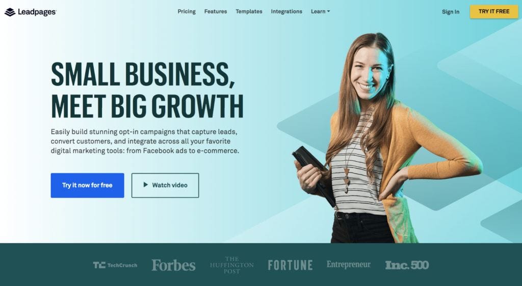 LeadPages Landing Page Plugin