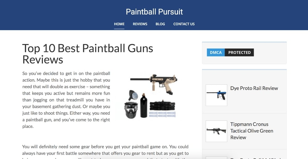 Paintball Pursuit Homepage