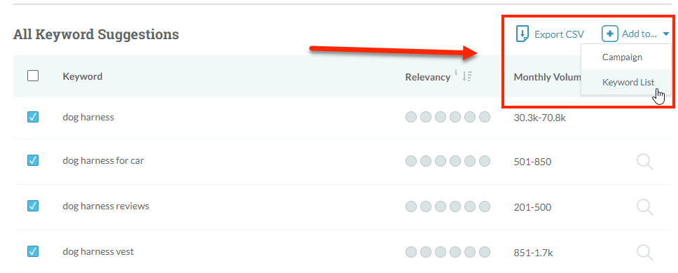 Moz Keyword Filtering