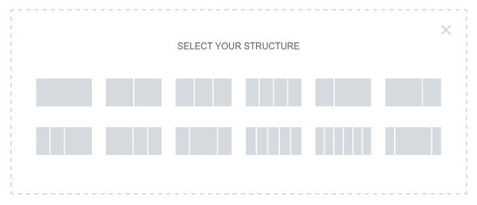 Page Builder Structure Layout