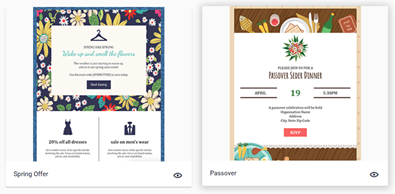 Constant Contact Brand Template Feature