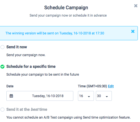 Sendinblue Email Campaign Ab Testing