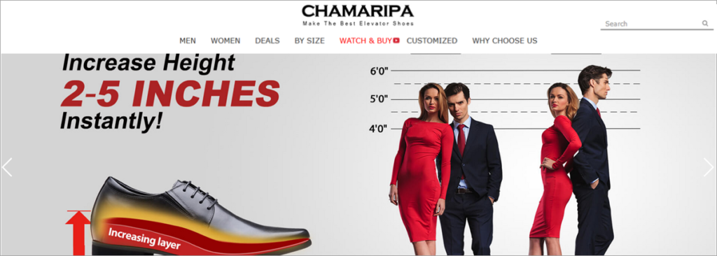 Chamaripa Homepage Screenshot