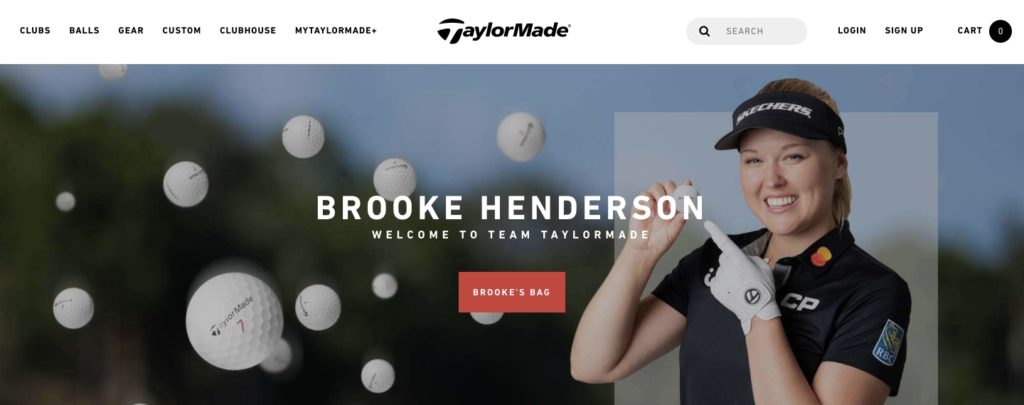 Taylormade Homepage