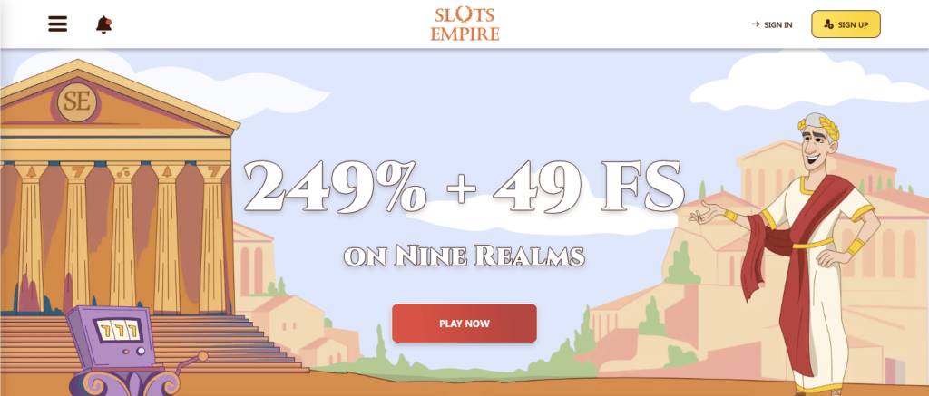 slots empire homepage