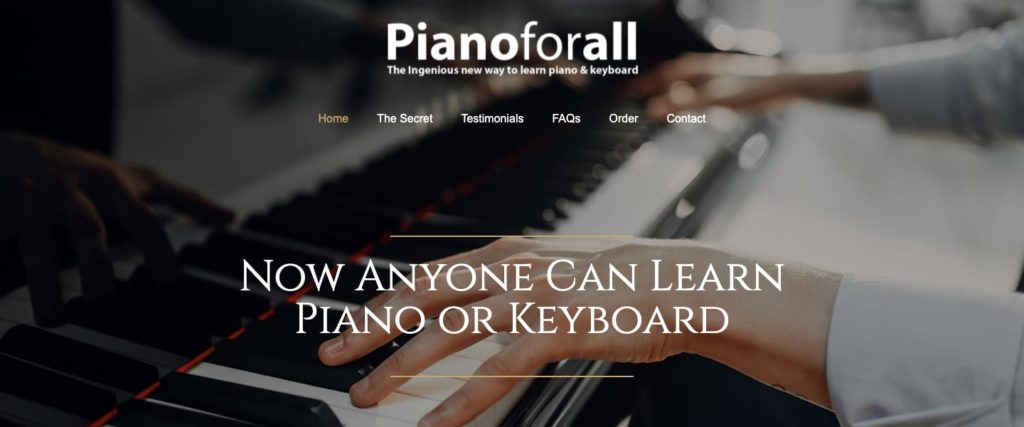 Pianoforall Homepage
