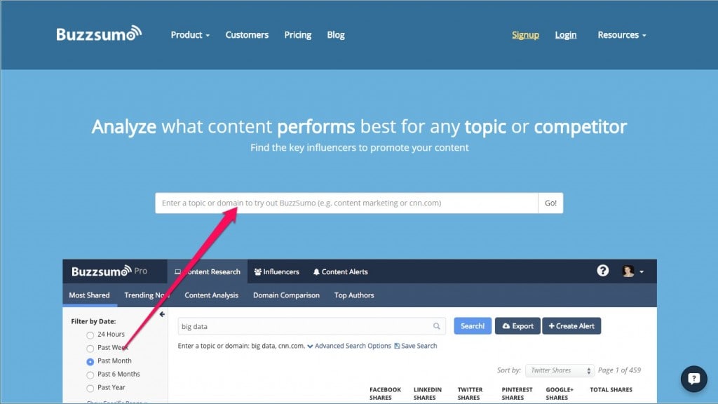 BuzzSumo for Guest Posting