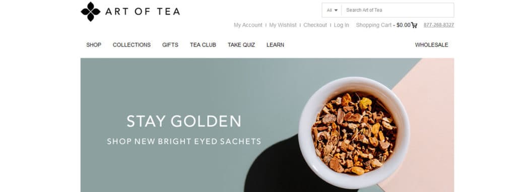Art Of Tea Homepage