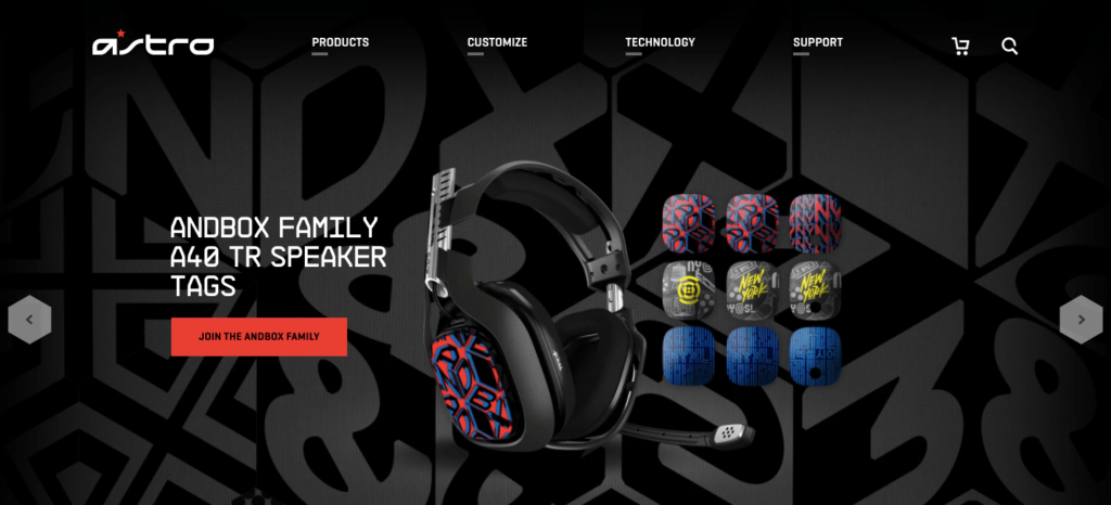 Astro Gaming Homepage