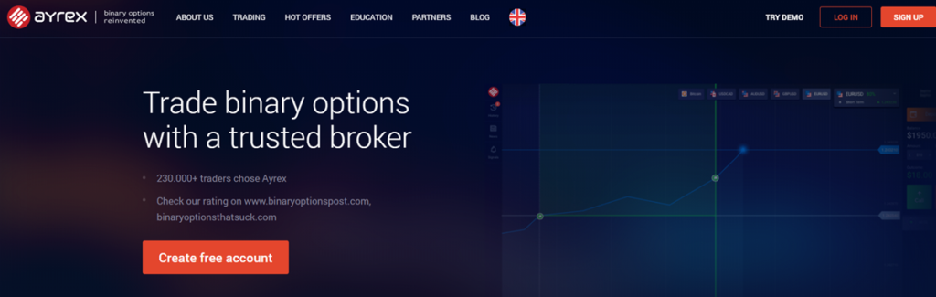 Ayrex Homepage Screenshot