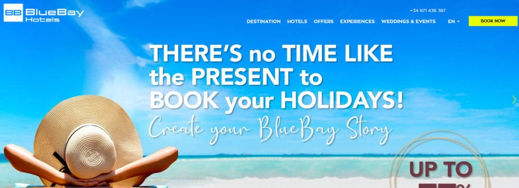 Bluebay Hotels Homepage