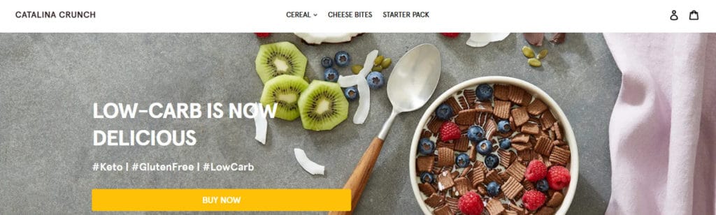Catalina Crunch Homepage