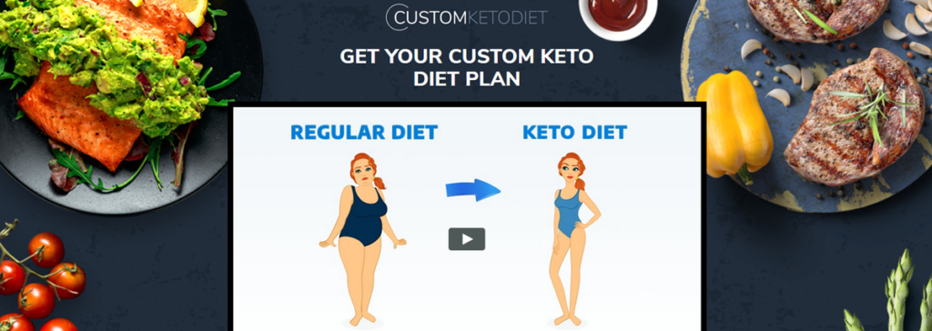 Custom Keto Diet Homepage Screenshot
