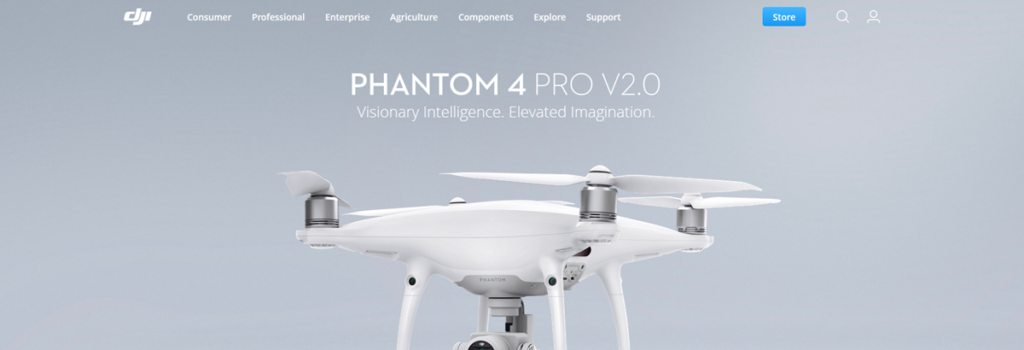 Dji Homepage Screenshot