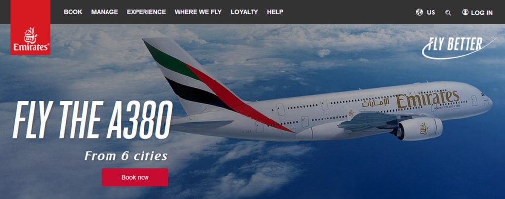 Emirates Homepage