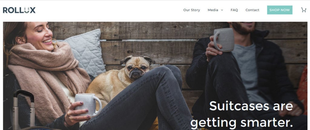Fugu Luggage Homepage