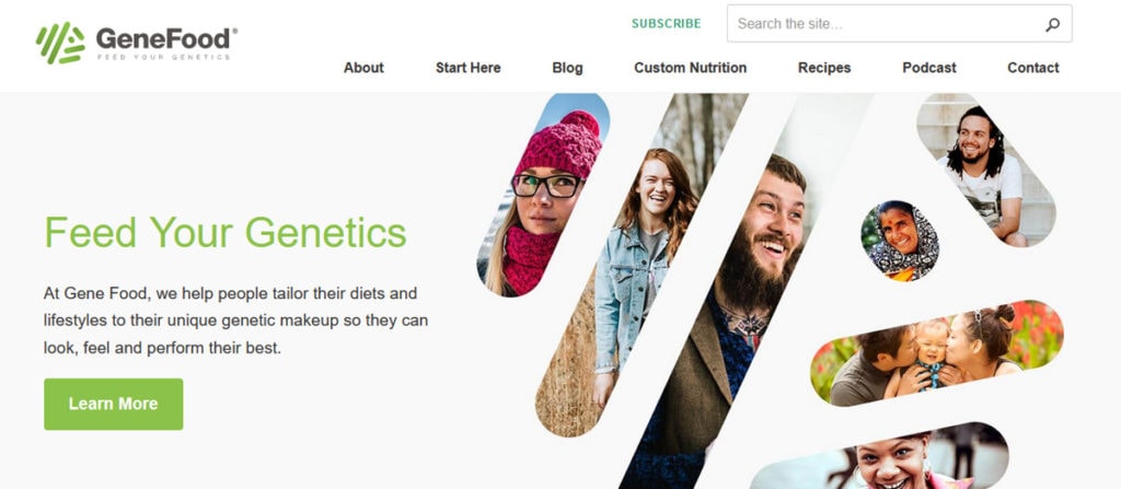 Gene Food Homepage