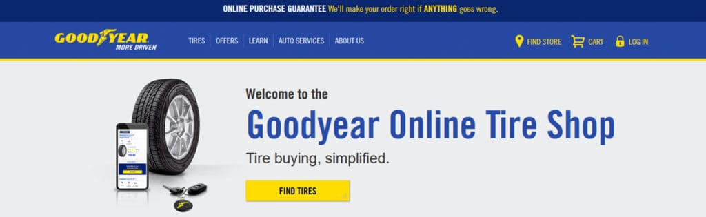 Goodyear Tires Homepage