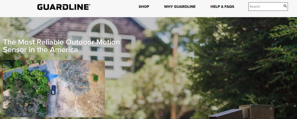 Guardline Security Homepage