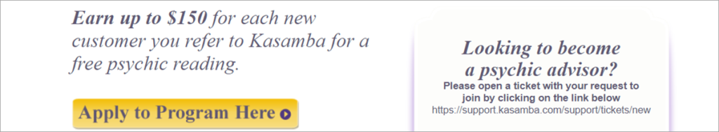 Kasamba Affiliate Program