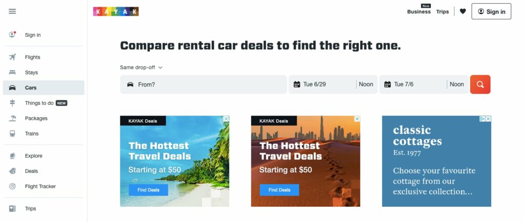 Kayak Affiliate