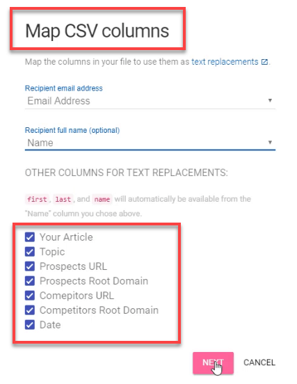 Mailshake Settings