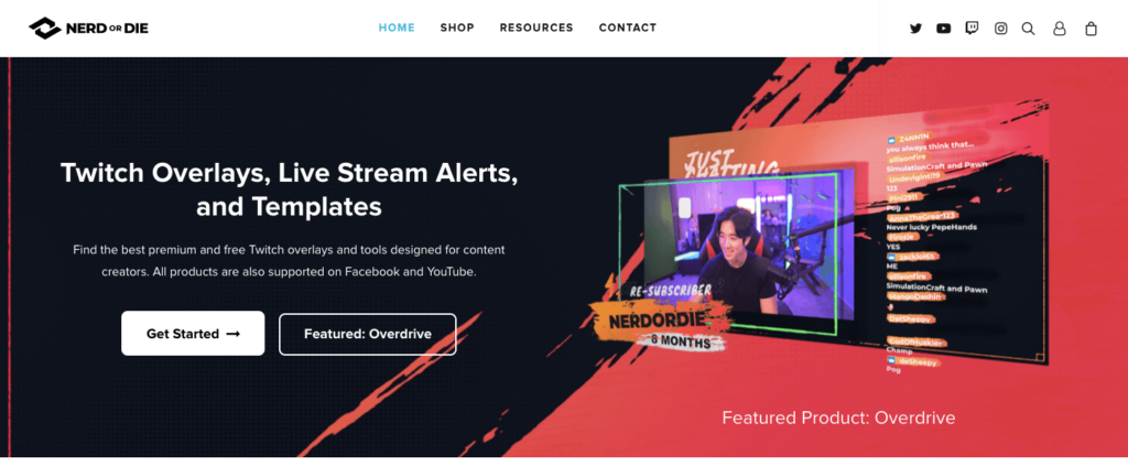 Nerd Or Die Homepage