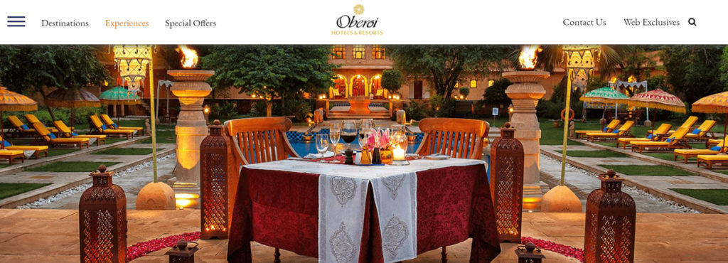 Oberoi Hotels And Resorts Homepage