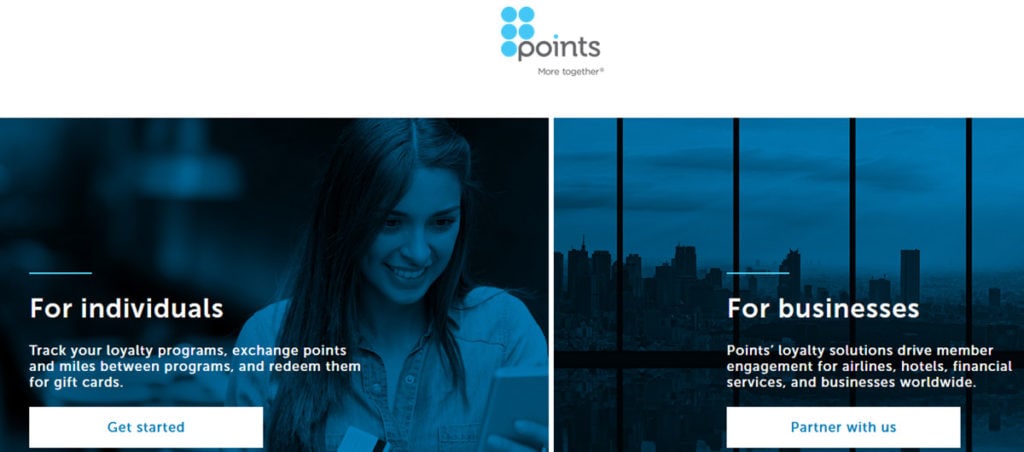 Points Homepage