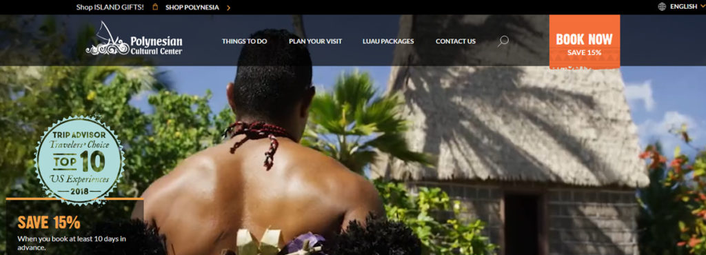 Polynesian Cultural Centre Homepage