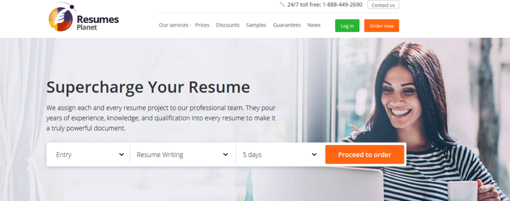 Resumes Planet Homepage Screenshot
