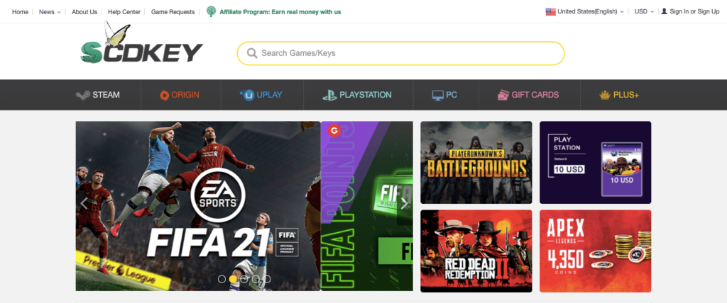 Scdkey Homepage