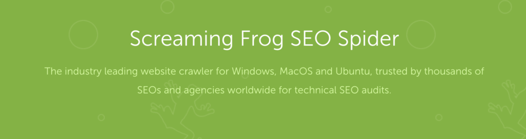 Screaming Frog Tool Screenshot