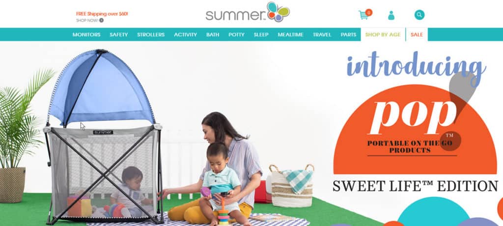 Summer Infant Homepage