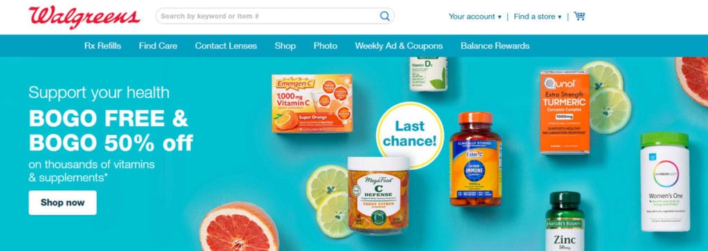 Walgreens Homepage