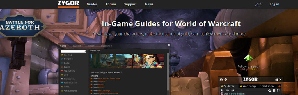 Zygor Homepage
