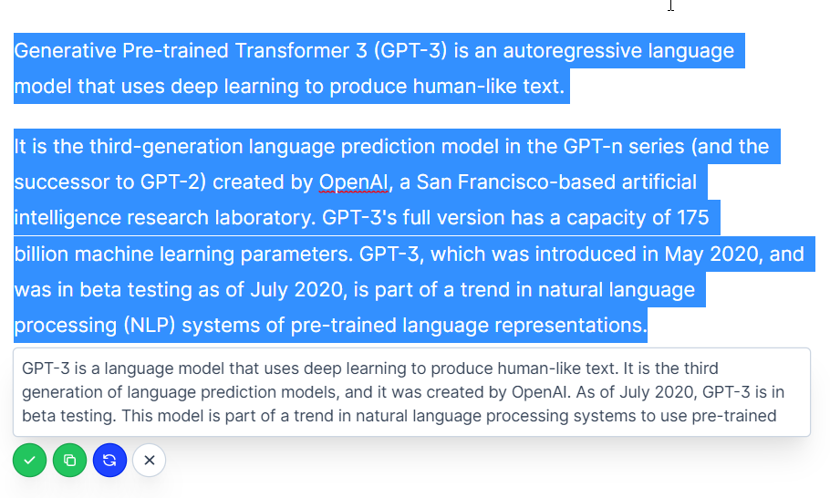 GPT Simple Explanation