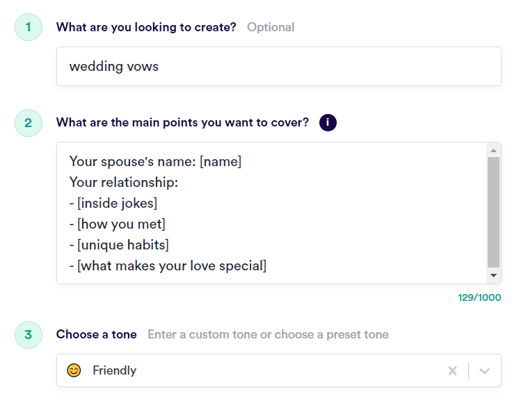 Wedding Vows