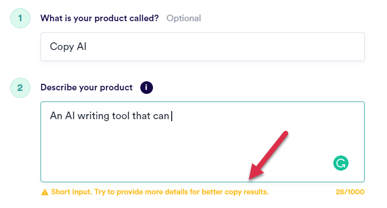 Help When Writing