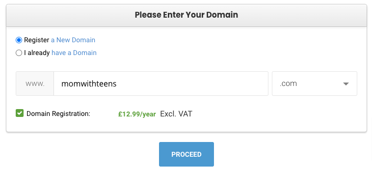 Mom Blog Domain Name Registry