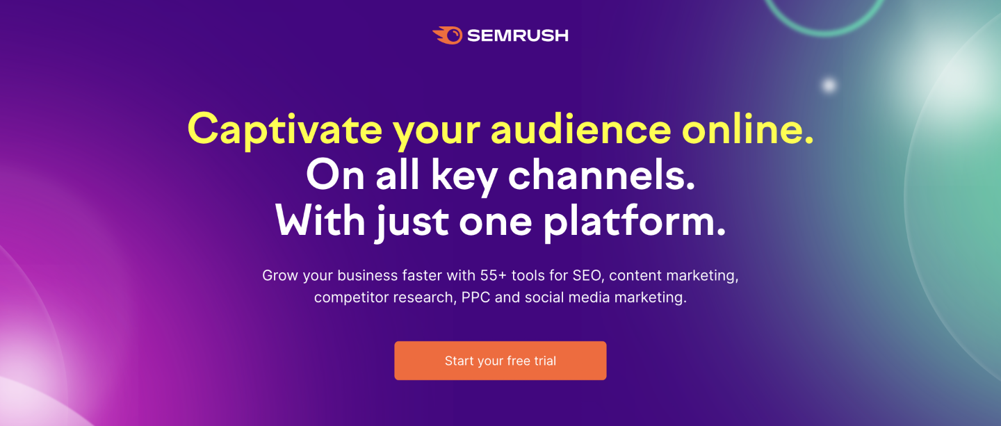 SEMRush's website
